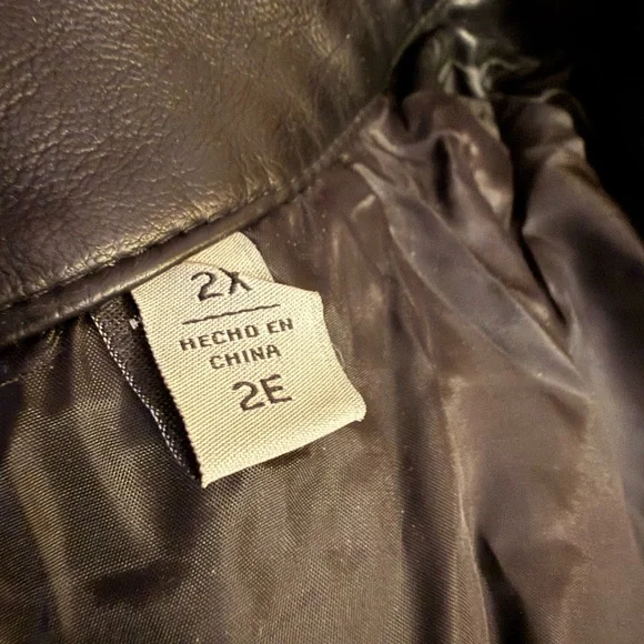 Levi's Levi Strauss & Company Faux Leather Motorcycle Jacket NEW 2X/XXL - Picture 12 of 16